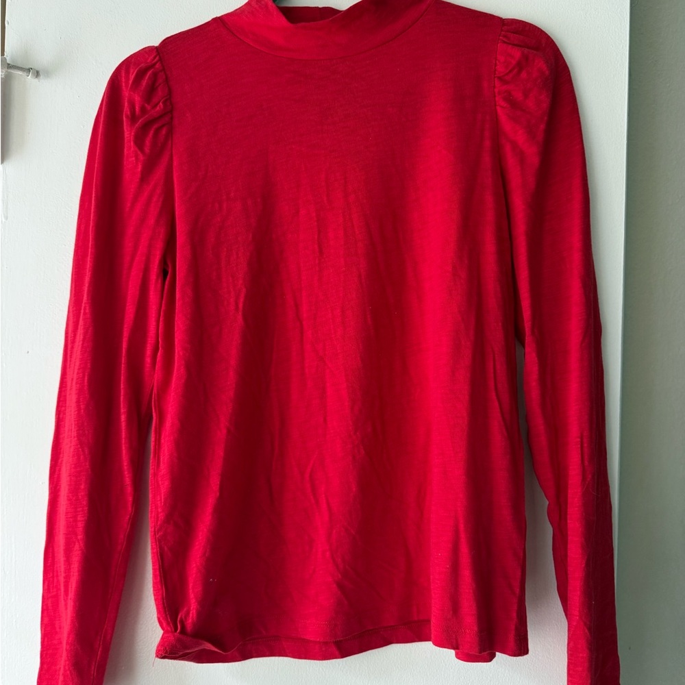 LOFT Bright Red Top
